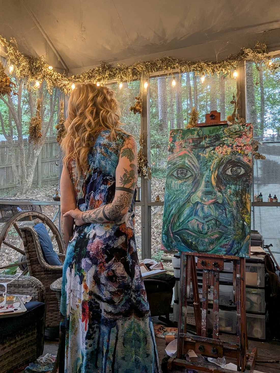 When My Paintings Become Wearable Art