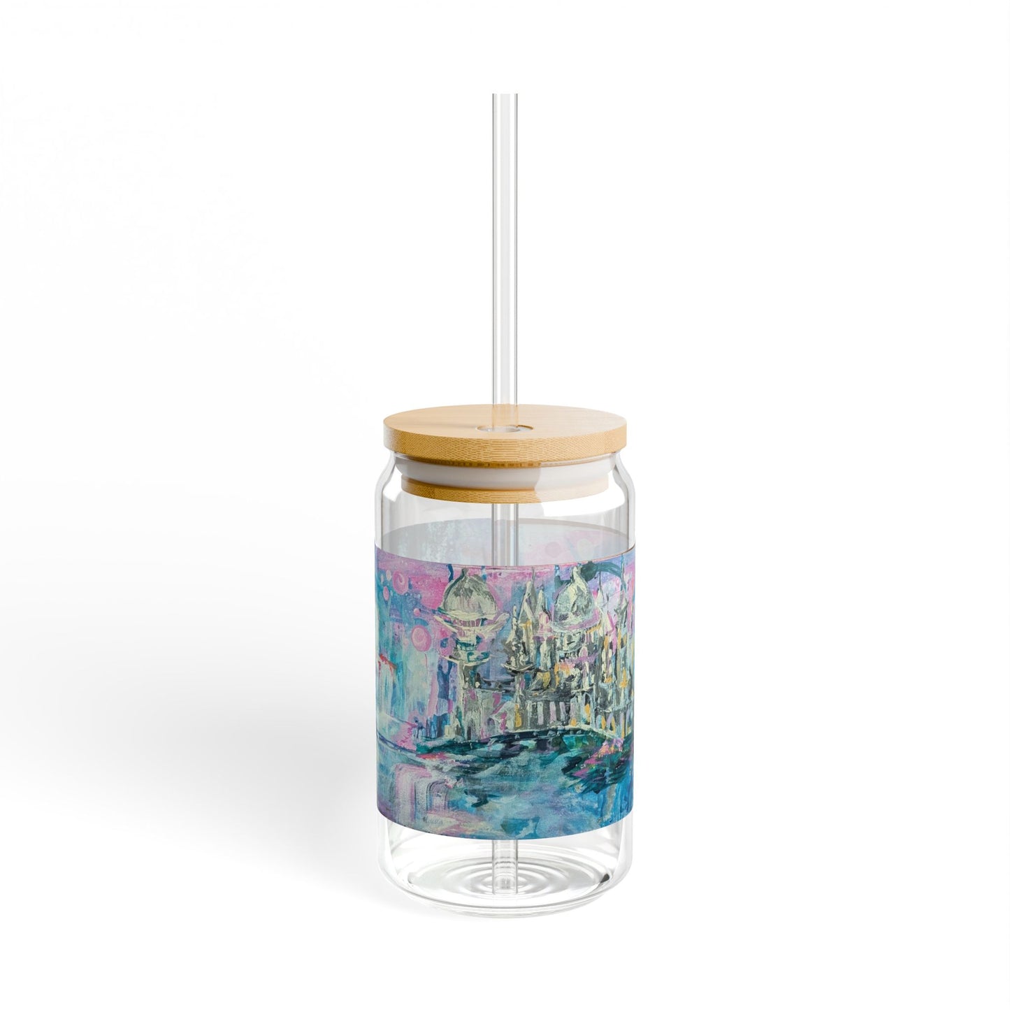Mystic Falls Sipper Glass - 16oz Bamboo Lid Beverage Tumbler