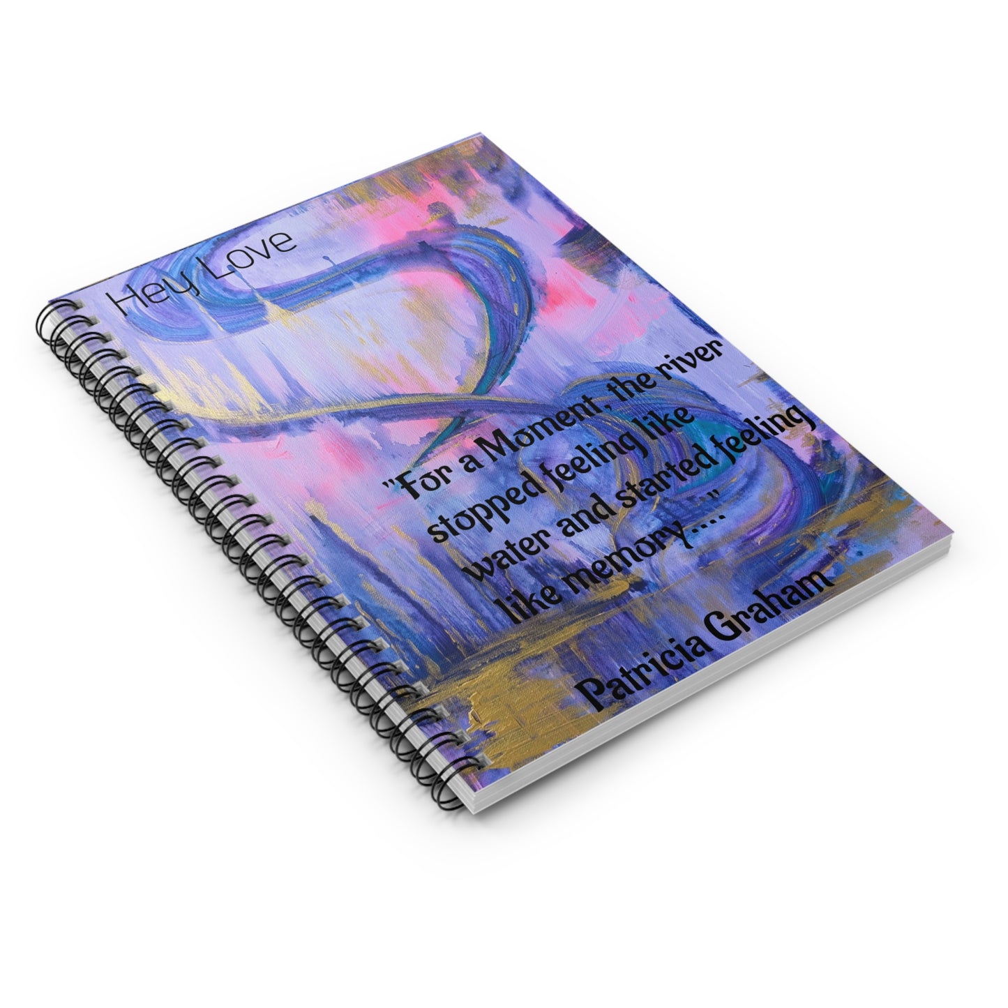 Abstract Spiral Notebook - Ruled Line, Inspirational Journal, School Supplies, Art Lover Gift, Unique Writing Pad, Creative Planner