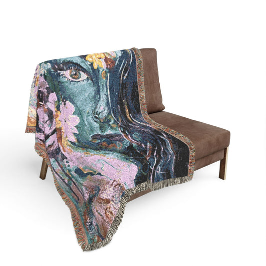 Wild Woman Rising  Blanket
