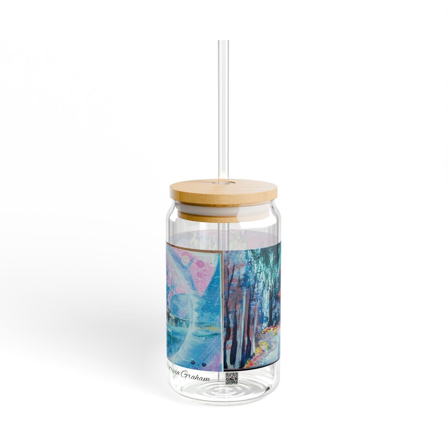Mystic Falls Sipper Glass - 16oz Bamboo Lid Beverage Tumbler