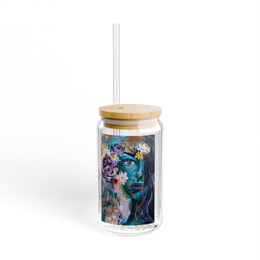Wild Women Rising 16 oz glass cup