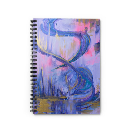 Abstract Spiral Notebook - Ruled Line, Inspirational Journal, School Supplies, Art Lover Gift, Unique Writing Pad, Creative Planner