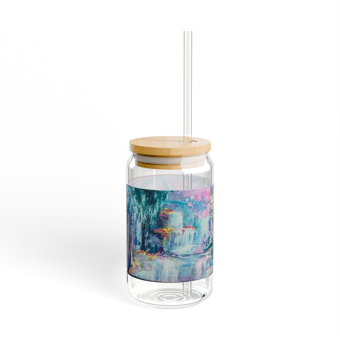 Mystic Falls Sipper Glass - 16oz Bamboo Lid Beverage Tumbler