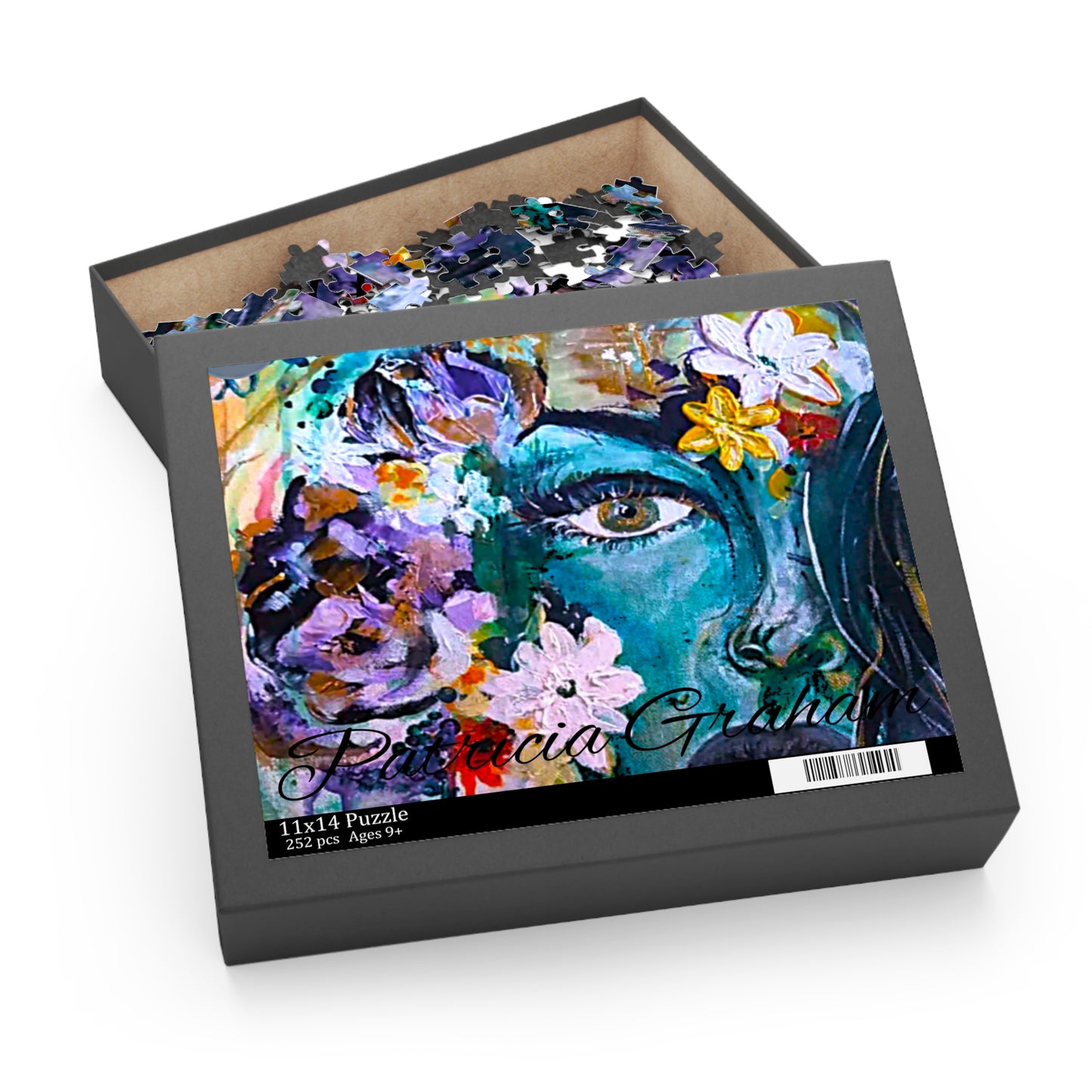 Wild Woman Rising Art Puzzle — Colorful Abstract Portrait 120/252/500-Piece Jigsaw