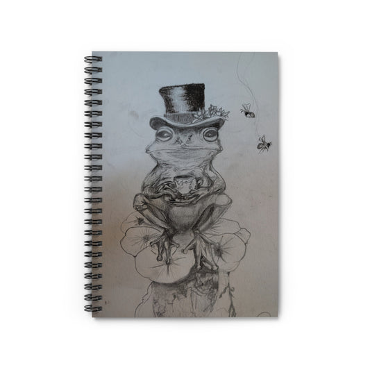 Elegant Frog Spiral Notebook - Ruled Line, Cute Frog Art Journal, Unique Gift for Nature Lovers, Creative Writing Notebook, Fun [...]