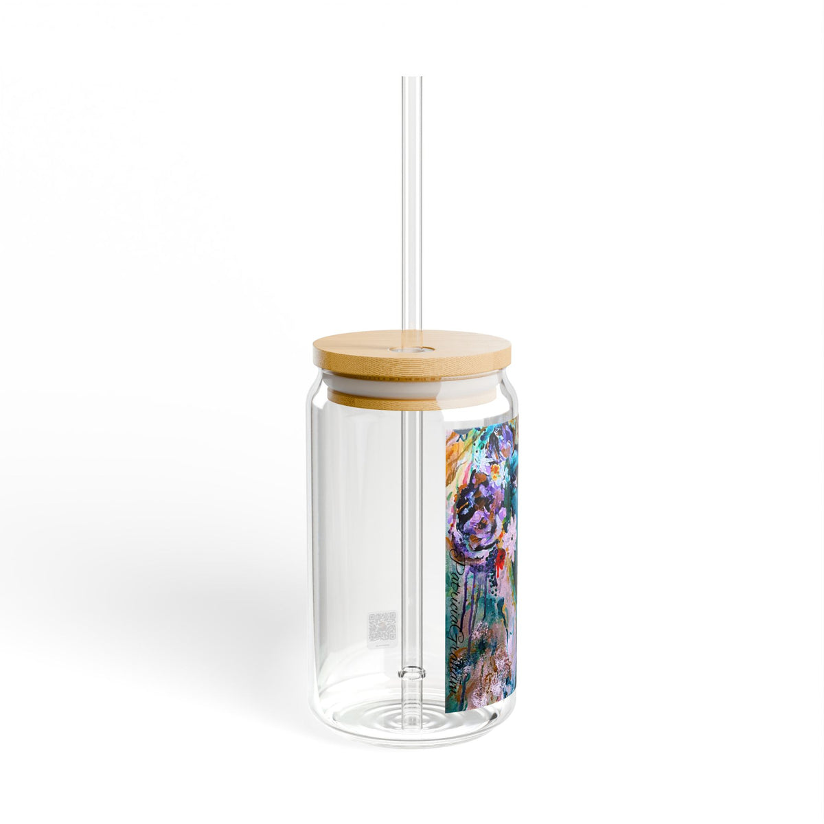 Wild Woman Rising 16 oz Sipper Glass