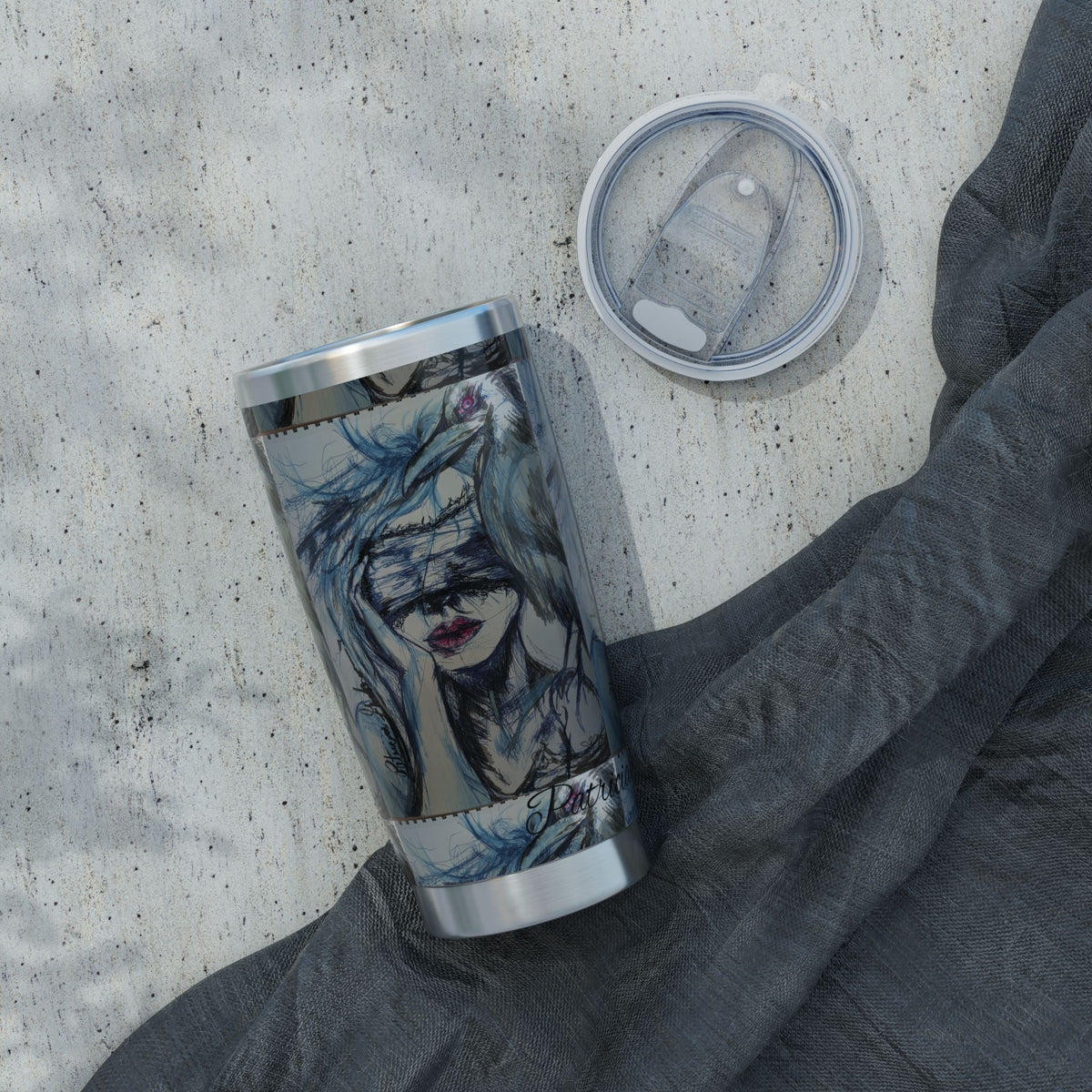 Unseen 20 oz wearable art tumbler by Patricia Graham