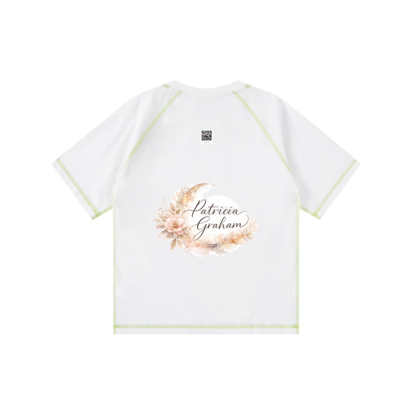 Wild Woman Rising Loose Contrast-Stitched Kids' T-Shirt