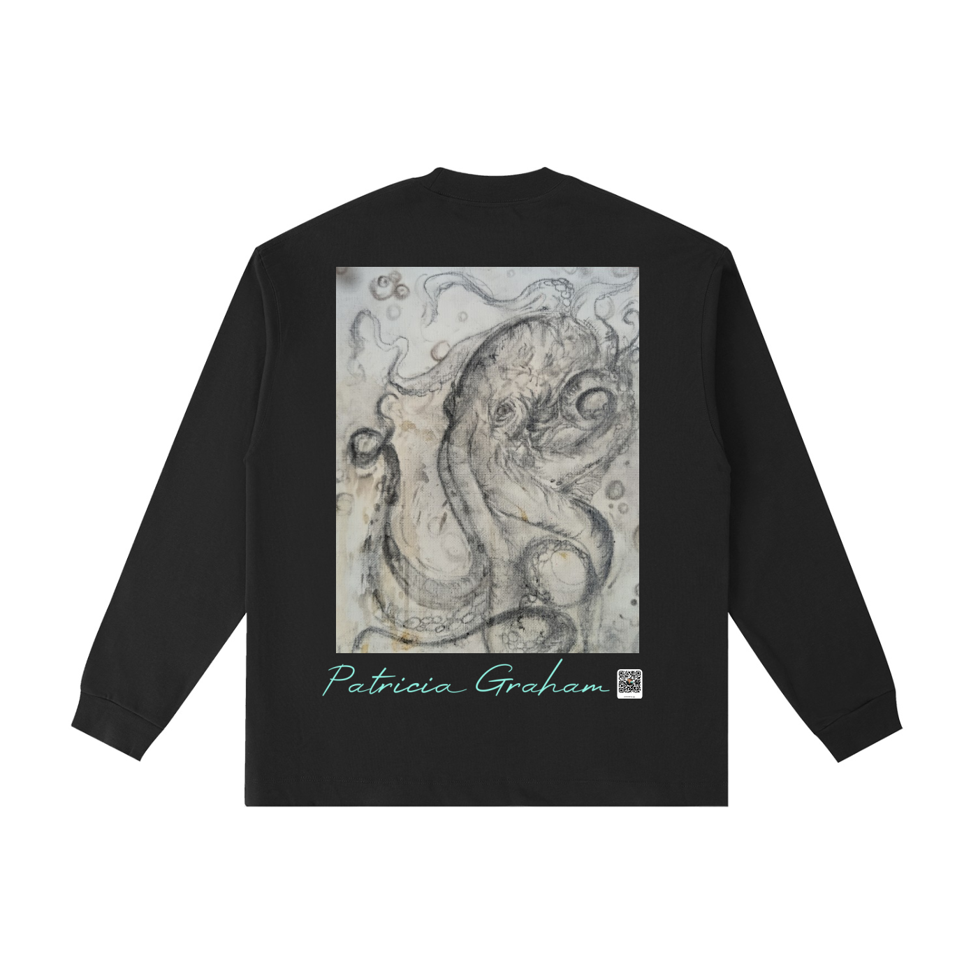 Octopus Sketch Essential Cotton Long Sleeve T-Shirt