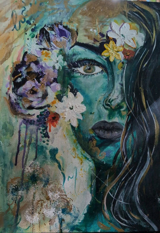 Wild Woman Rising archival fine art print by Patricia Graham